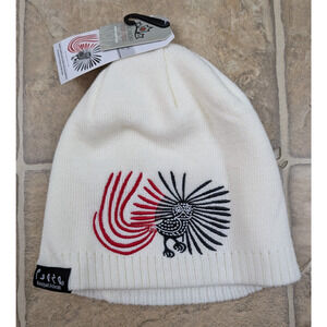New OSCARDO Beanie Hat Kenjuak Ashevak Enchanted Owl embroidered design 1182